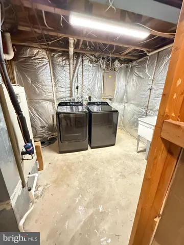 a view of storage and utility room