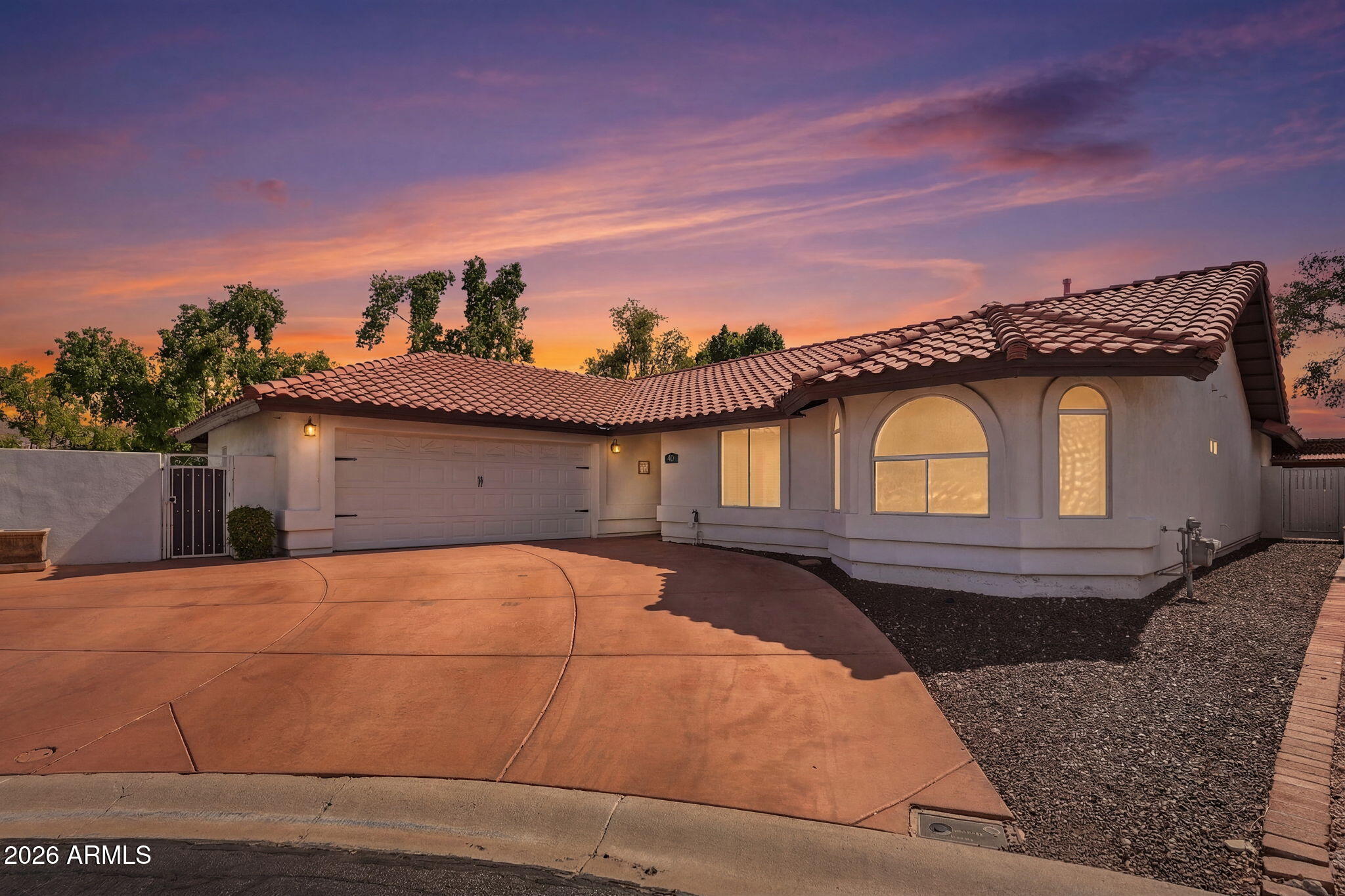 2560 North Lindsay Road, Unit 40 Mesa, AZ 85213 - Photo 41 of 41 Front- Twilight