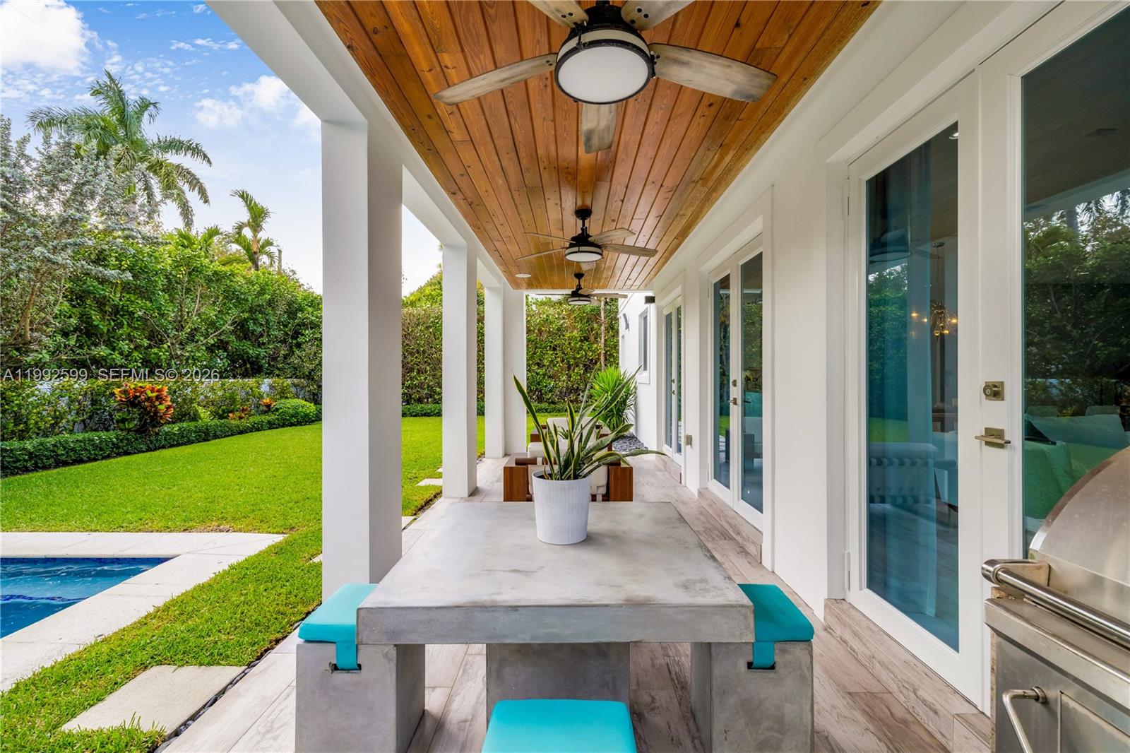5602 Southwest 65th Court South Miami, FL 33143 - Photo 28 of 68 a view of an entryway and wooden floor