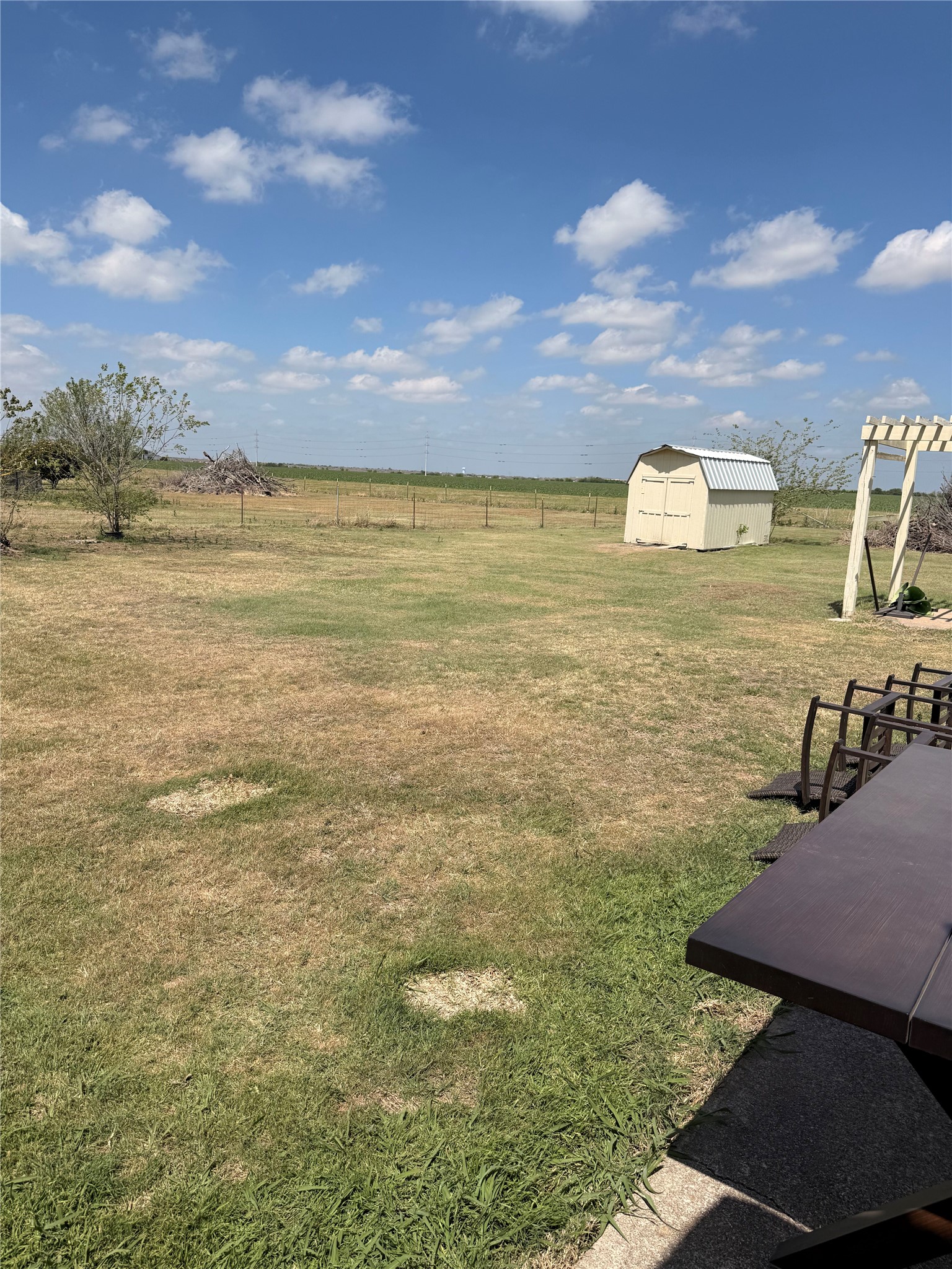 5931 Limmer Loop Hutto, TX 78634 - Photo 22 of 22 View of grassy yard with a view of rural / pastoral area and a storage shed