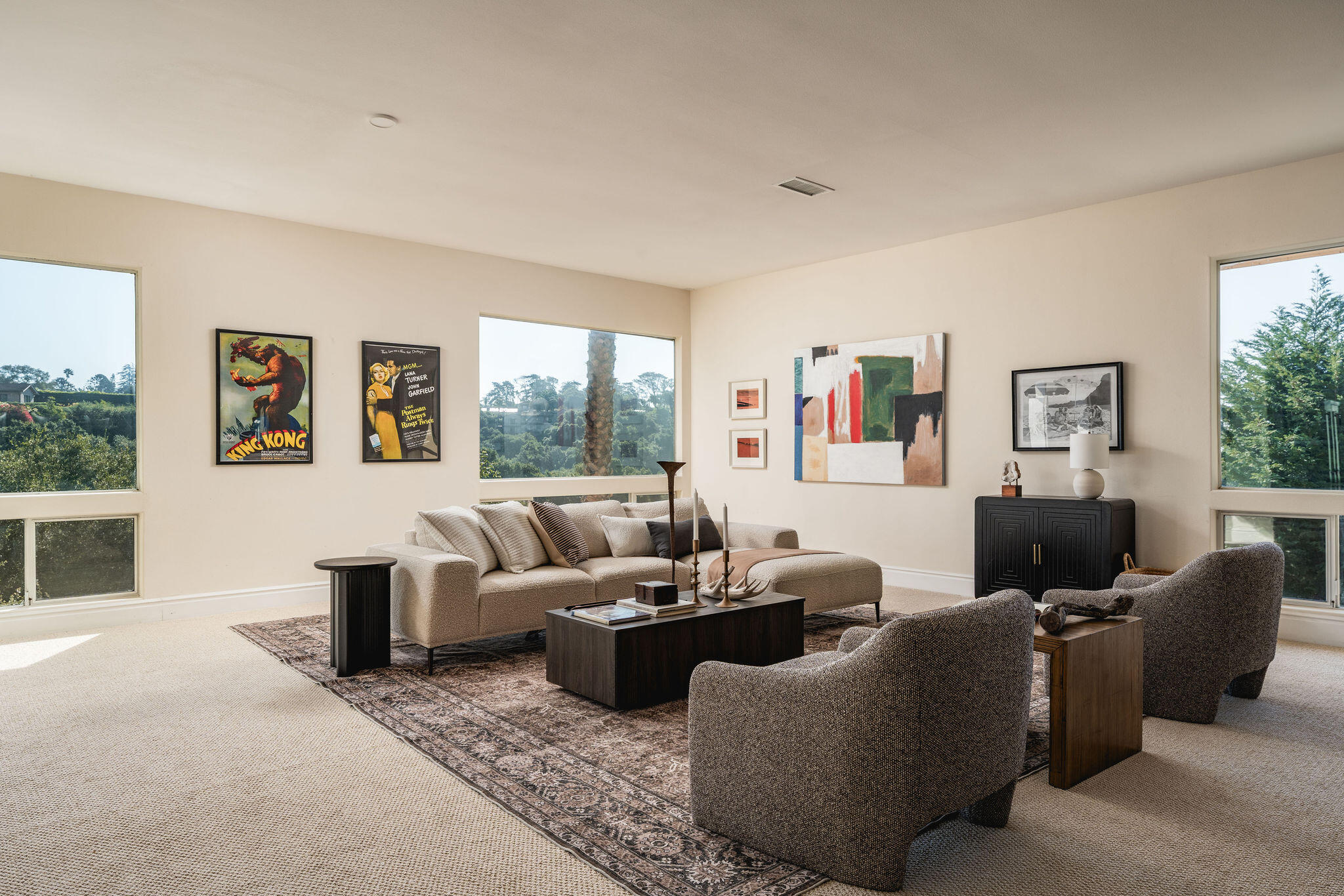 1776 Eucalyptus Hill Road Santa Barbara, CA 93103 - Photo 22 of 27 Family Room Views