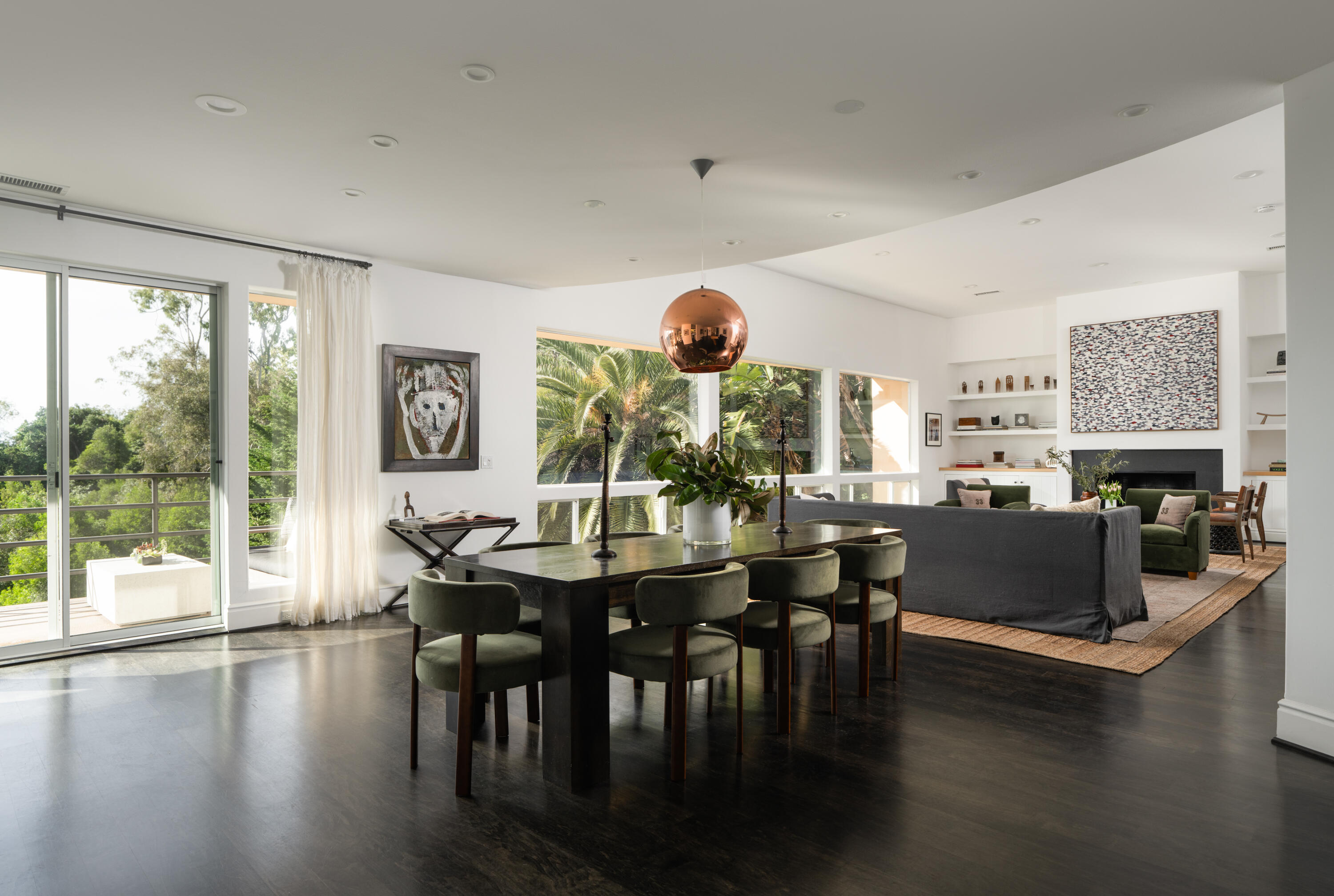 1776 Eucalyptus Hill Road Santa Barbara, CA 93103 - Photo 4 of 27 Dining/Living Room