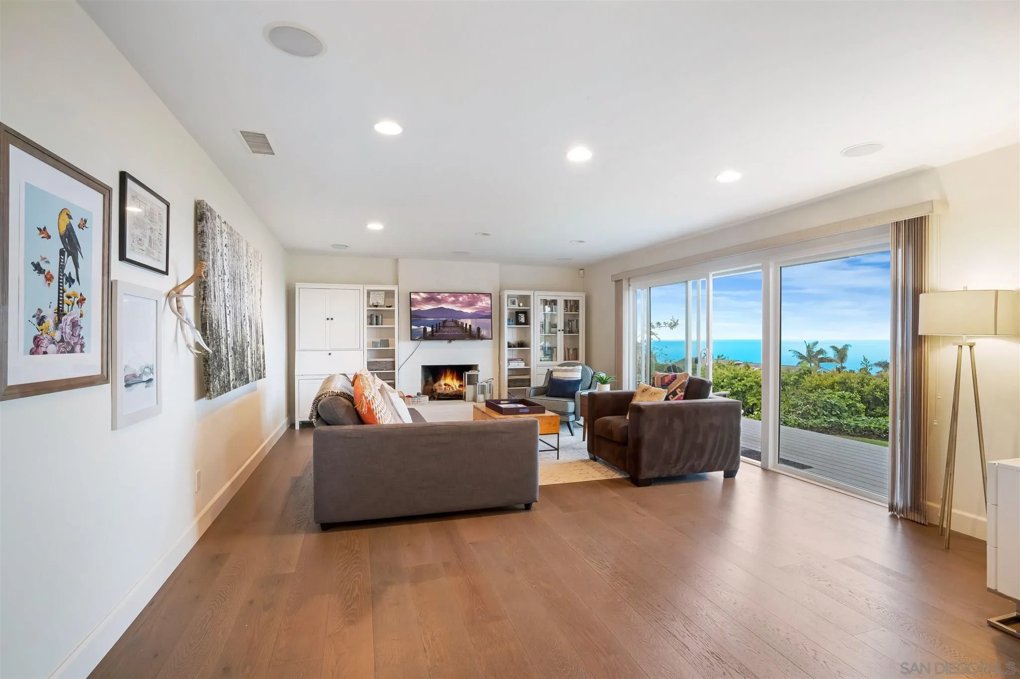 7356 Rue Michael La Jolla, CA 92037 - Photo 17 of 48 a living room with furniture and a large window