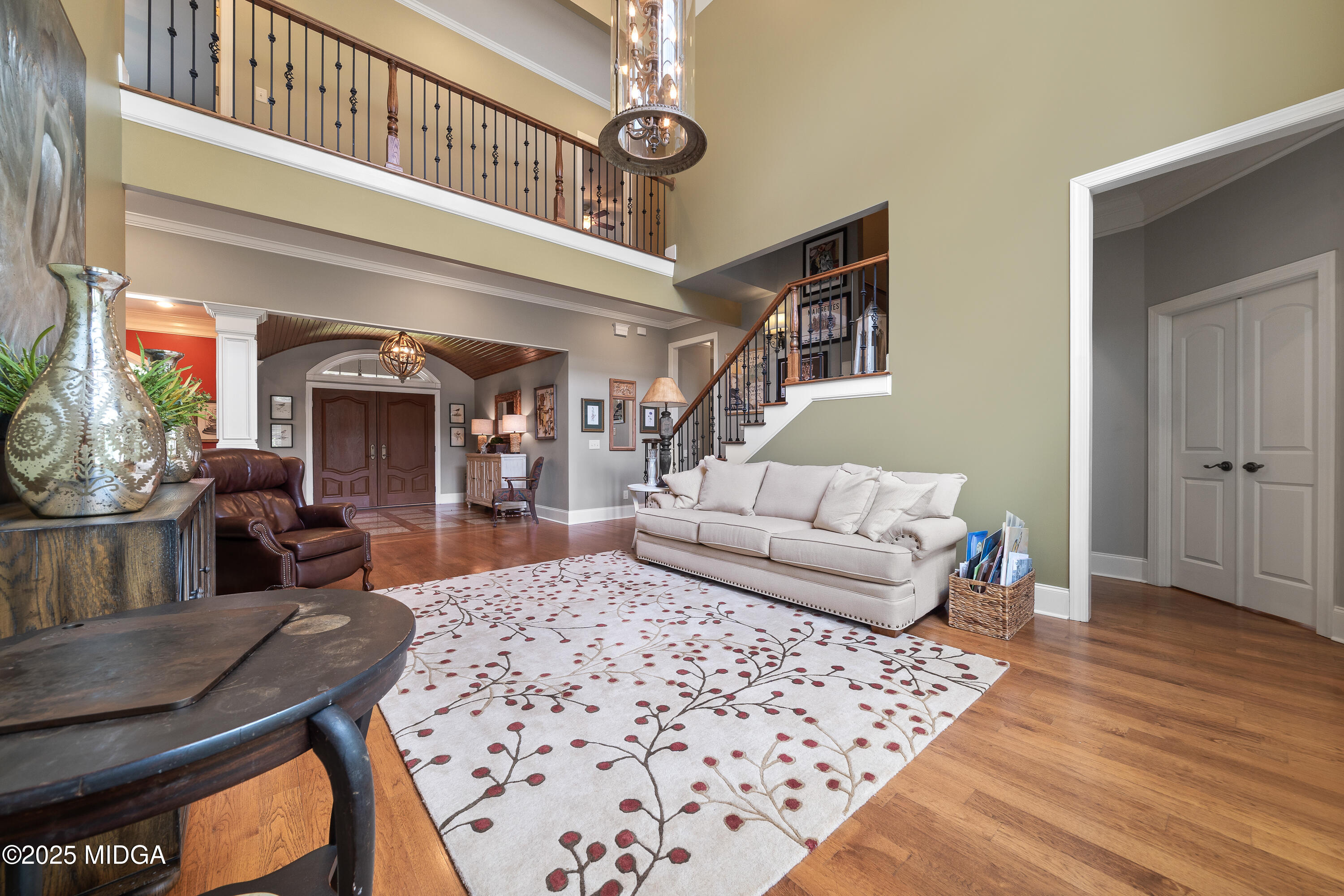 415 Irongate Macon, GA 31220 - Photo 24 of 56 a living room with furniture and a fireplace