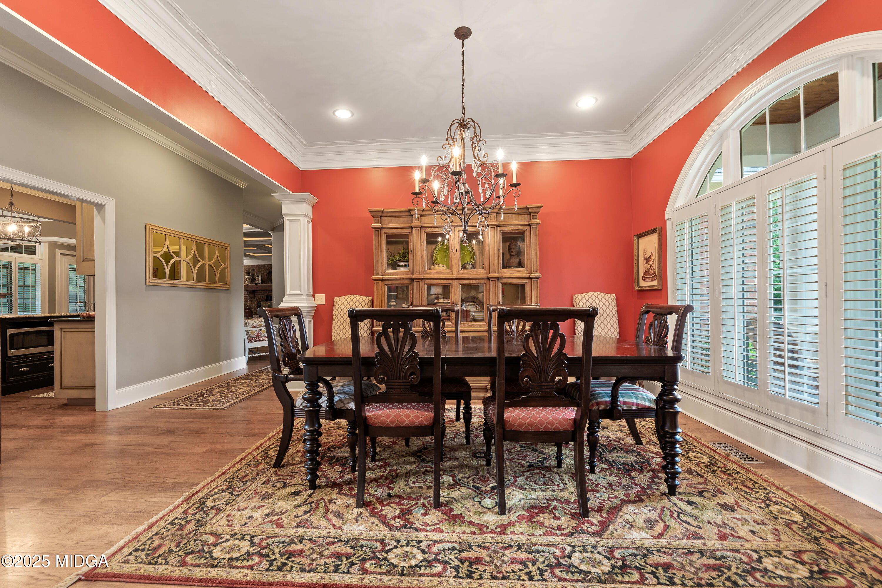 415 Irongate Macon, GA 31220 - Photo 7 of 56 a view of a dining room with furniture window and wooden floor