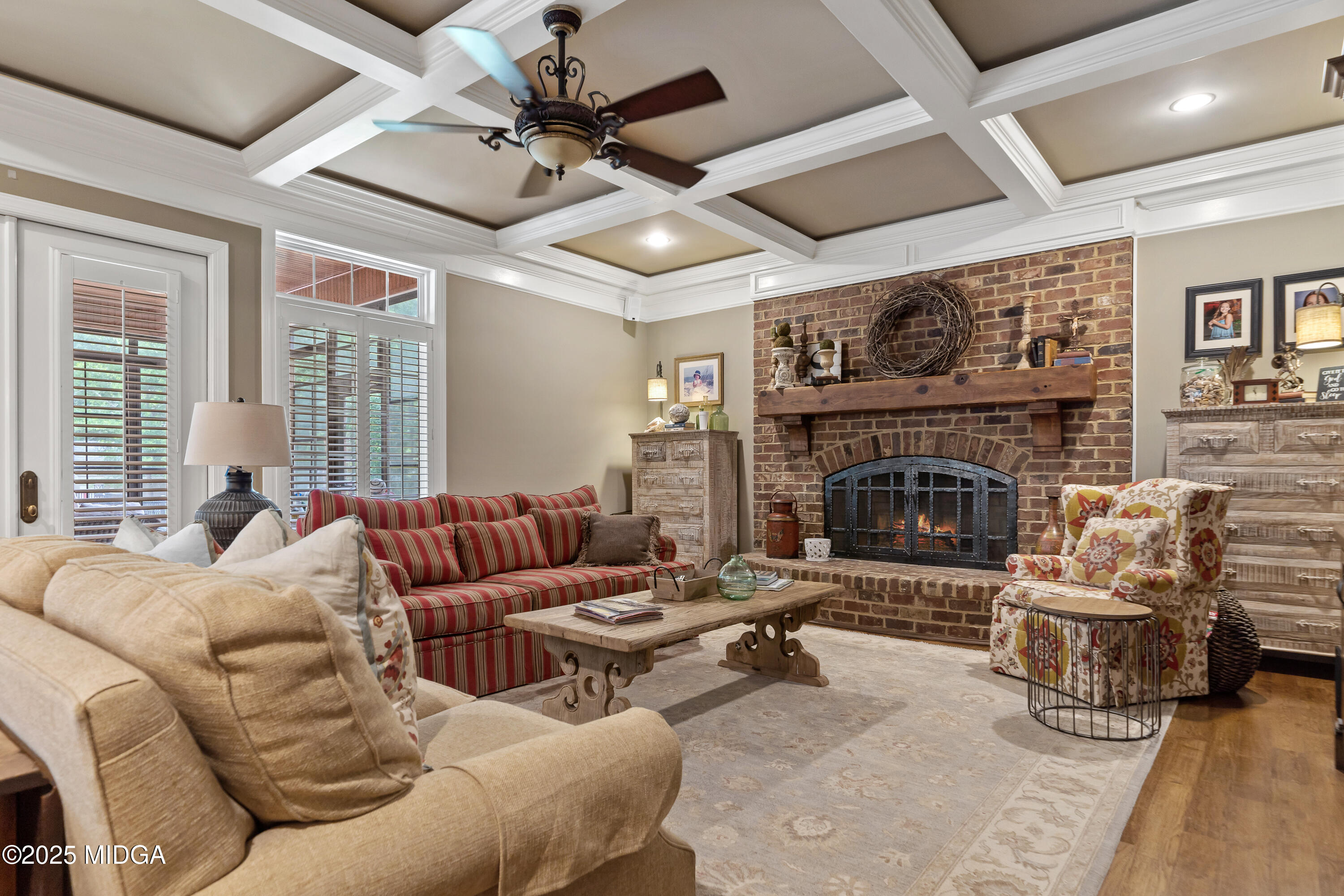 415 Irongate Macon, GA 31220 - Photo 8 of 56 a living room with furniture and a fireplace