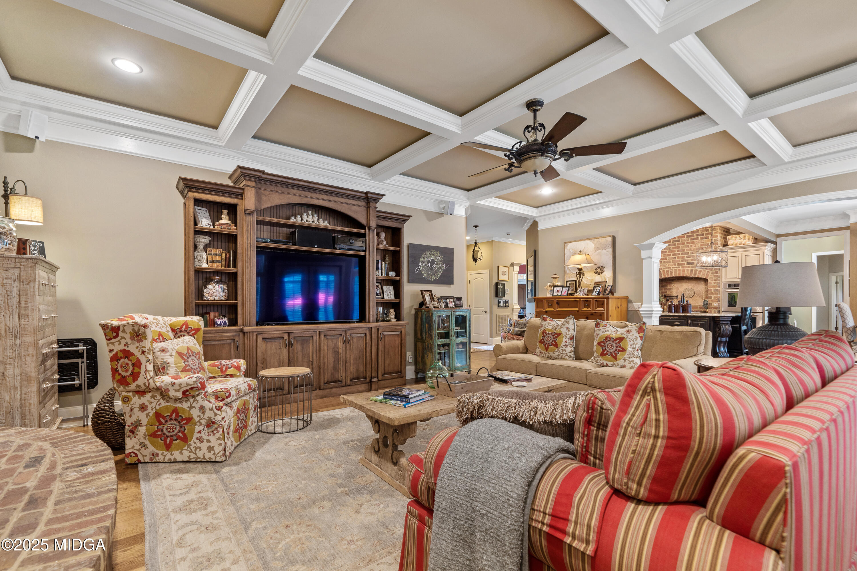 415 Irongate Macon, GA 31220 - Photo 9 of 56 a living room with furniture and a ceiling fan