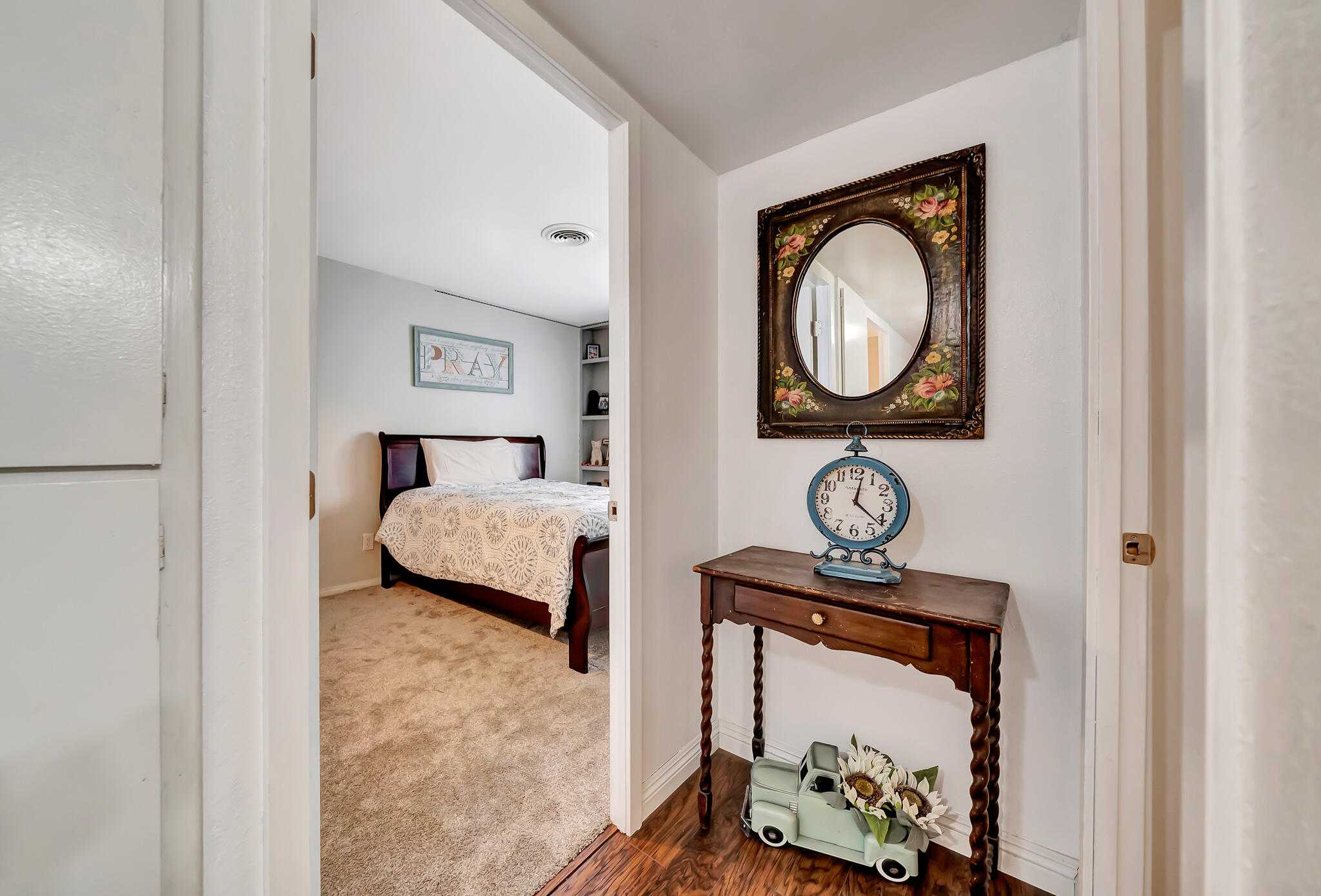 209 North Sunland Drive Ridgecrest, CA 93555 - Photo 22 of 51 a bedroom with bed and a closet