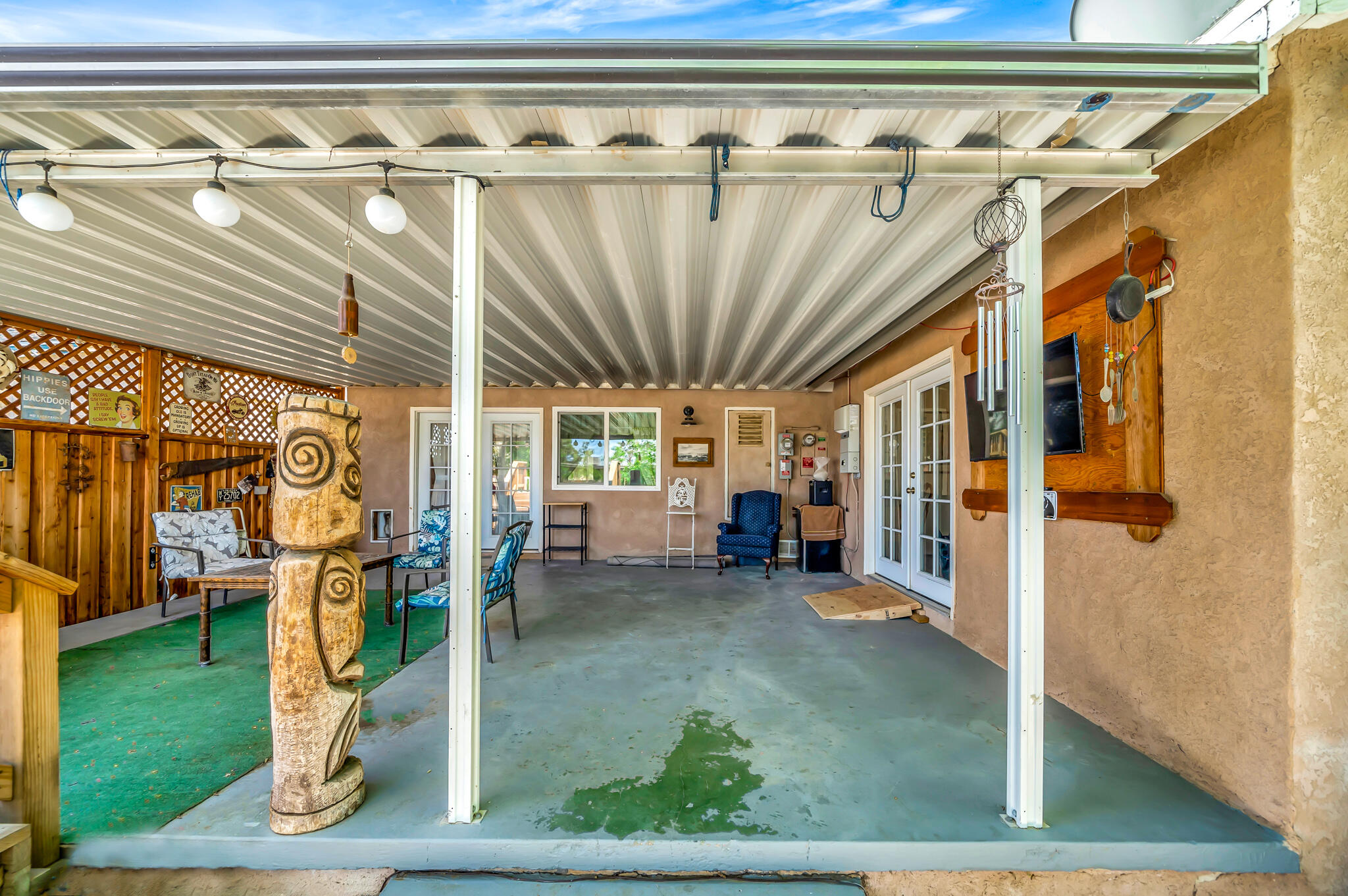 209 North Sunland Drive Ridgecrest, CA 93555 - Photo 33 of 51 a view of a porch with furniture