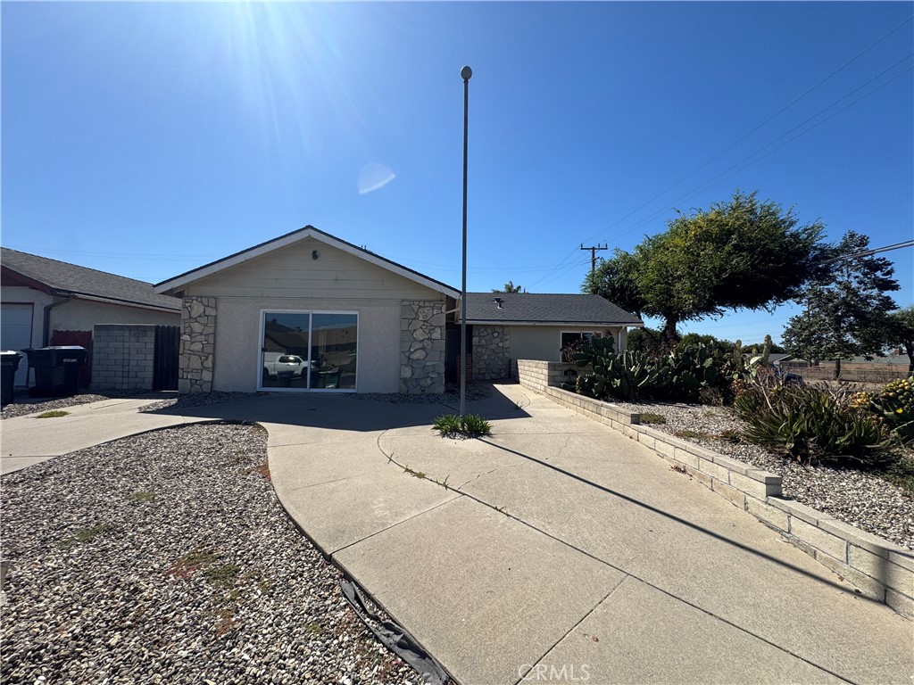 a house with a outdoor space