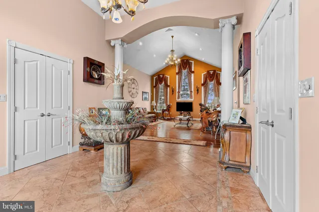 a bedroom with bed and a closet