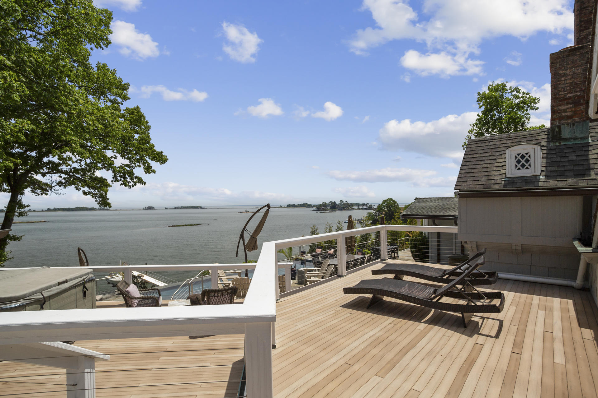 6 Woodland Road Norwalk, CT 06854 - Photo 12 of 47 a view of roof deck with seating space