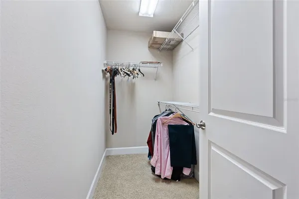 a view of a walk in closet