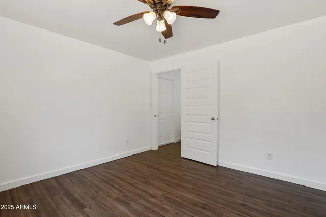 wooden floor in an empty room