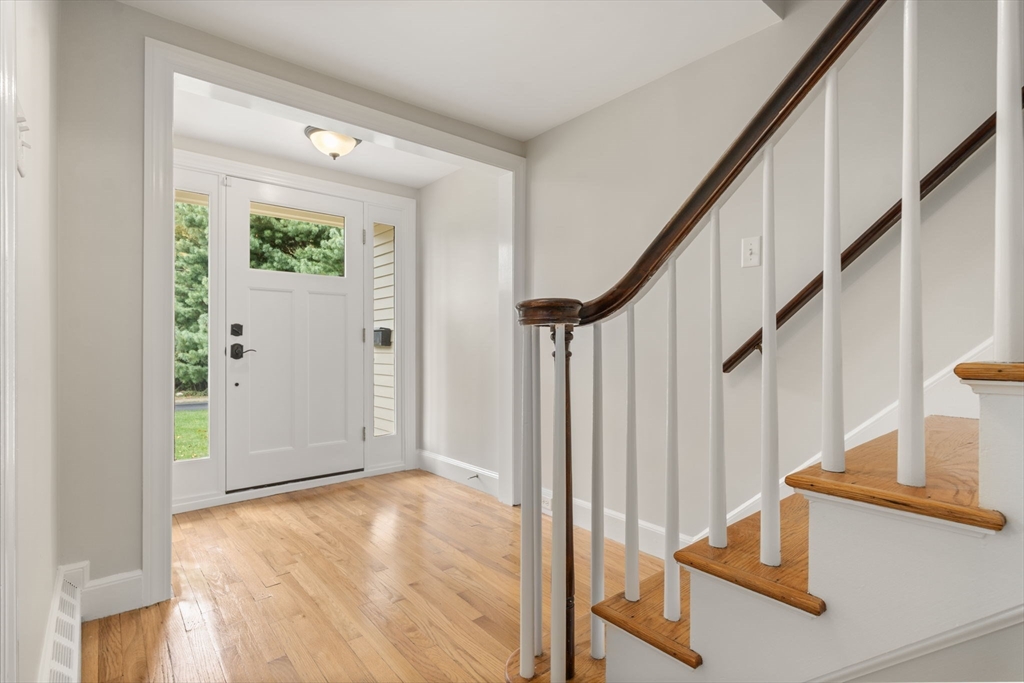 92 Abbot Street Andover, MA 01810 - Photo 5 of 35 a view of an entryway with staircase