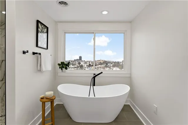 a view of a walk in closet