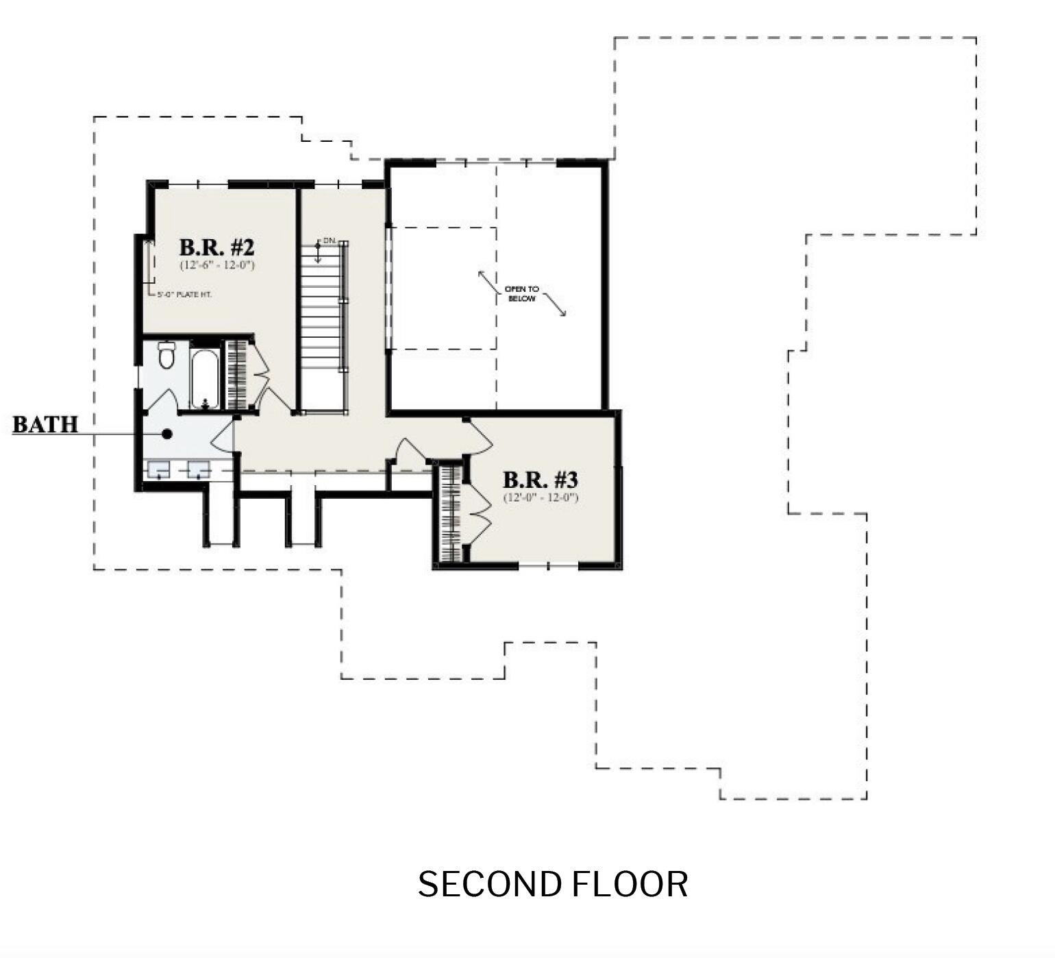 5046 Ravinia Lane, Unit 1440 Chattanooga, TN 37419 - Photo 11 of 11 The Cypress 2nd Floor Plan by A Perry Ho