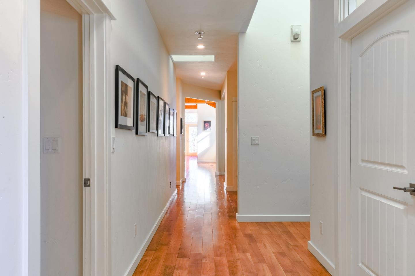 3030 Haas Drive Aptos, CA 95003 - Photo 19 of 44 a view of a hallway with wooden floor
