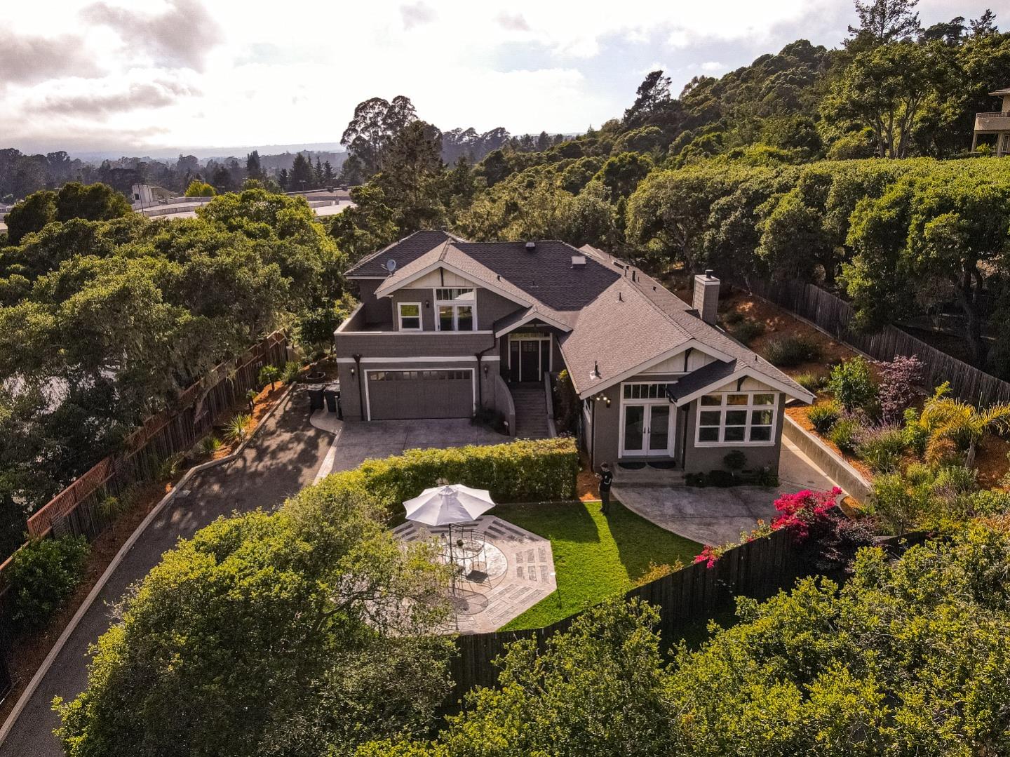 3030 Haas Drive Aptos, CA 95003 - Photo 2 of 44 an aerial view of a house with a big yard