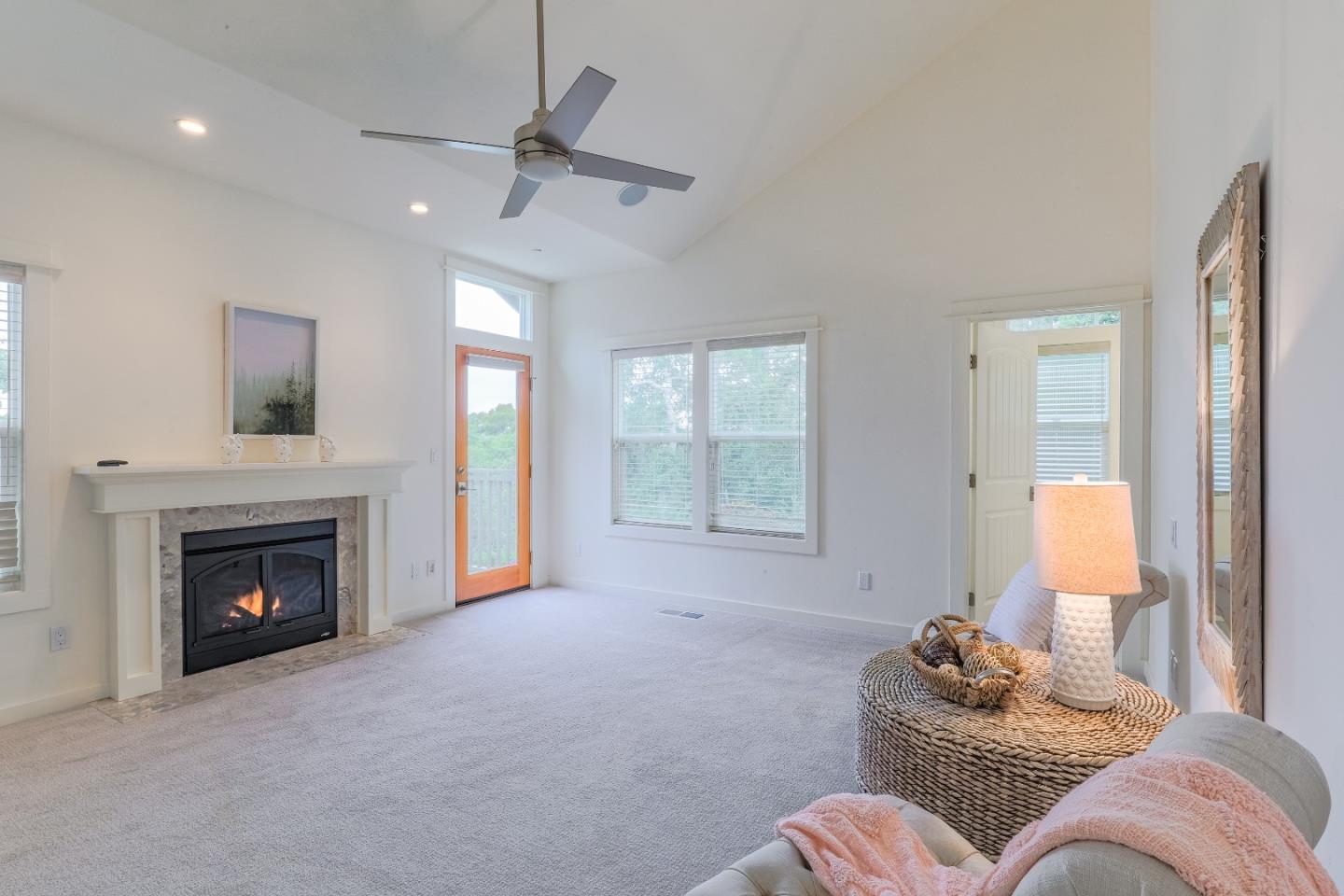 3030 Haas Drive Aptos, CA 95003 - Photo 27 of 44 a living room with furniture and a fireplace