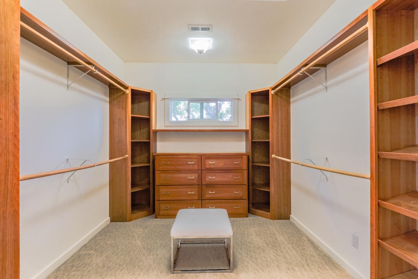 3030 Haas Drive Aptos, CA 95003 - Photo 33 of 44 a view of walk in closet with empty racks