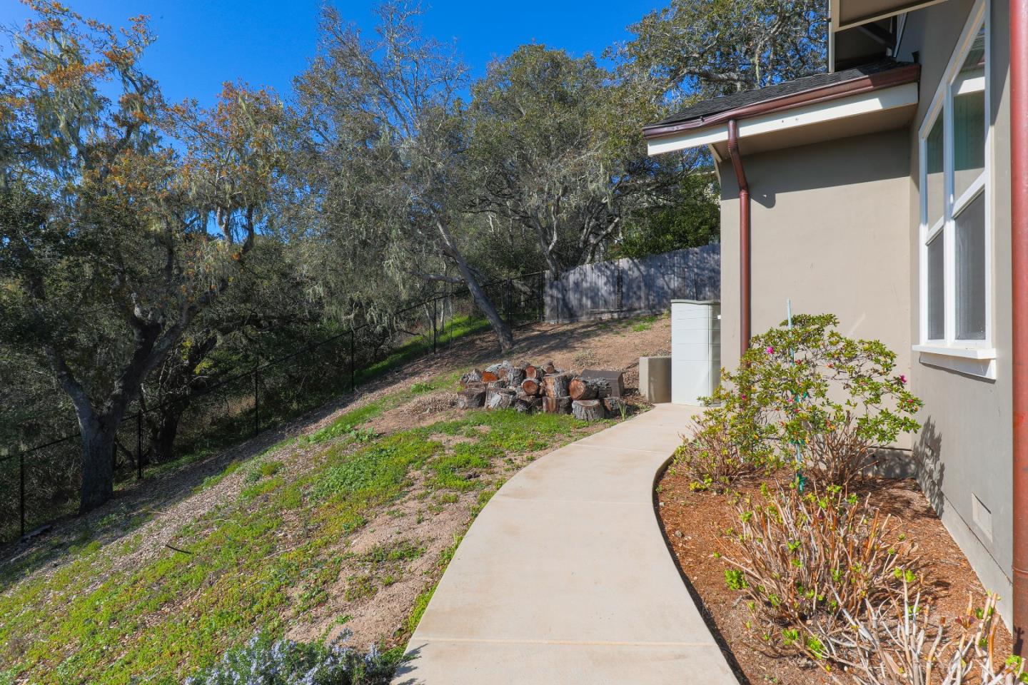3030 Haas Drive Aptos, CA 95003 - Photo 38 of 44 a view of a backyard with potted plants