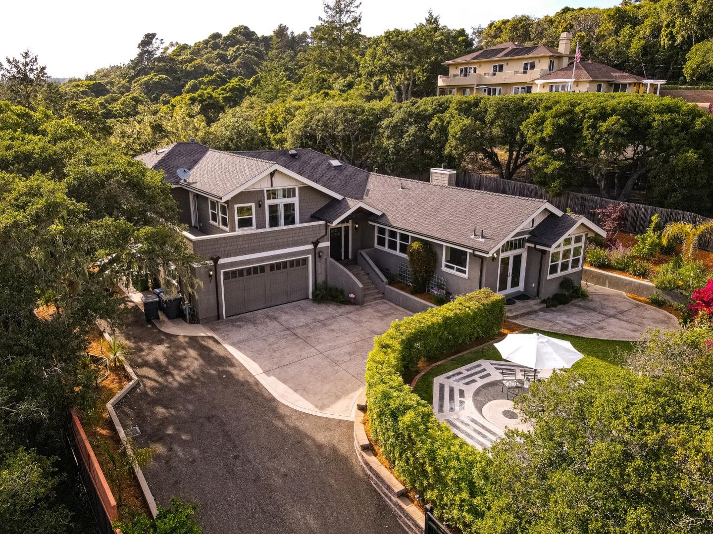 3030 Haas Drive Aptos, CA 95003 - Photo 4 of 44 an aerial view of a house with a yard