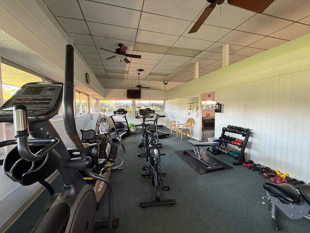 2600 Southeast Ocean Boulevard, Unit JJ2 Stuart, FL 34996 - Photo 22 of 29 a view of a room with gym equipment