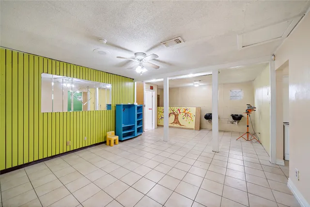 a view of a hallway with entryway