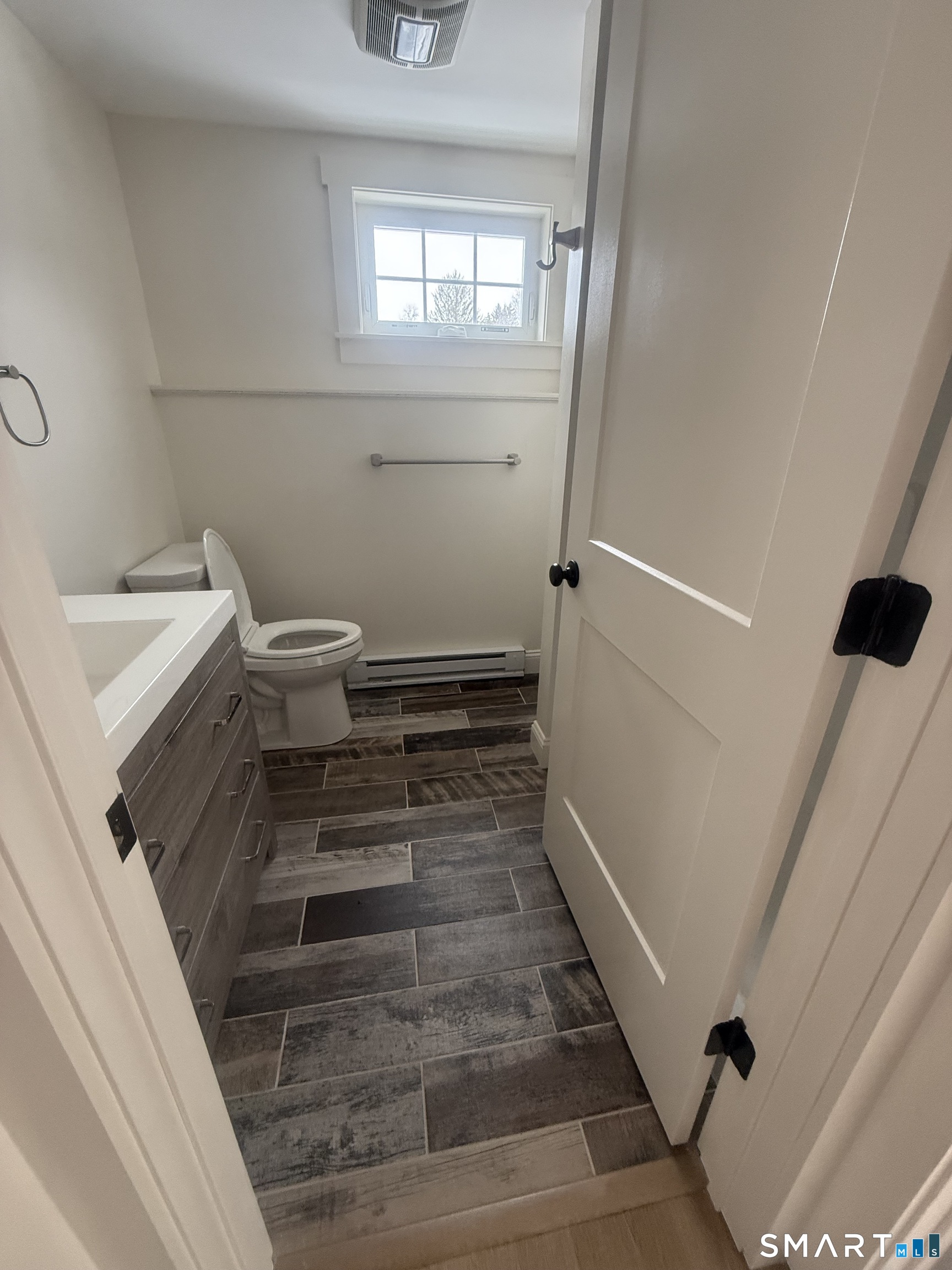 2 Mixville Road Prospect, CT 06410 - Photo 16 of 22 a view of a hallway with stairs and wooden floor