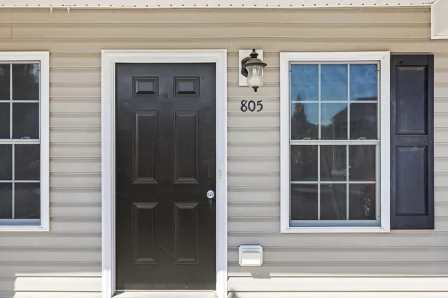 a view of front door of a house