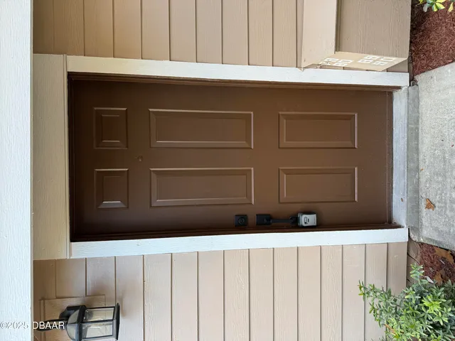 a view of front door