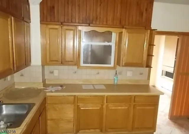 a bathroom with a sink and a tub
