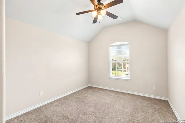 a view of porch with a backyard