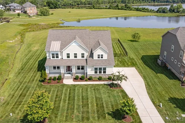 a view of an ocean and beach