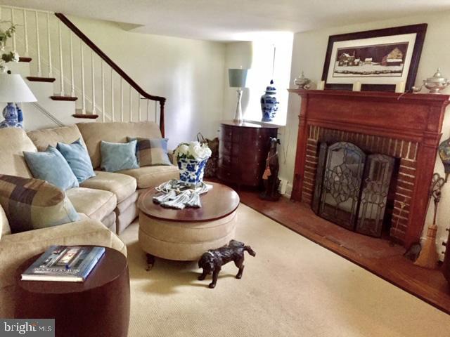 776 W Road West Grove, PA 19390 - Photo 16 of 26 a living room with furniture and a fireplace