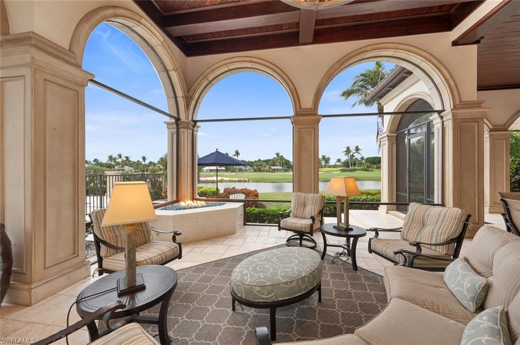 2125 Canna Way Naples, FL 34105 - Photo 36 of 43 View of patio with a water view