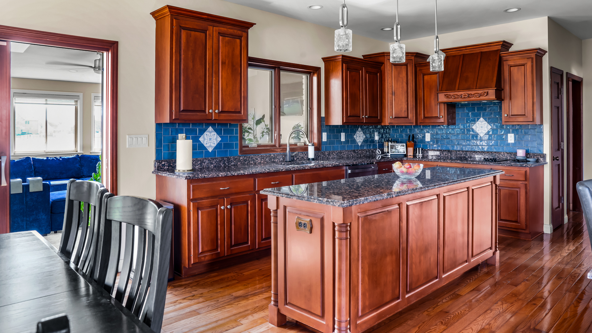 1607 Chestnut Grove Court Champaign, IL 61822 - Photo 24 of 113 a kitchen with stainless steel appliances granite countertop a stove a sink and a microwave