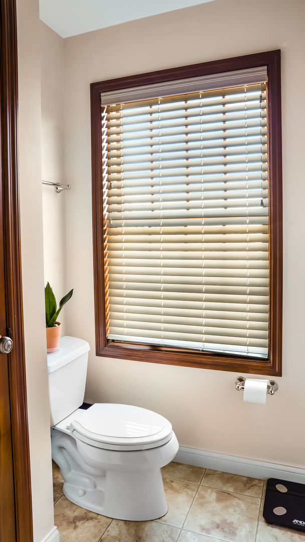 1607 Chestnut Grove Court Champaign, IL 61822 - Photo 80 of 113 a bathroom with a sink a toilet and a window