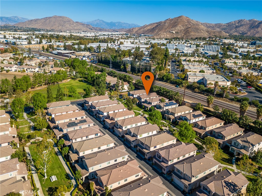 1749 Catania Drive Riverside, CA 92507 - Photo 36 of 39 an aerial view of a houses with a city view