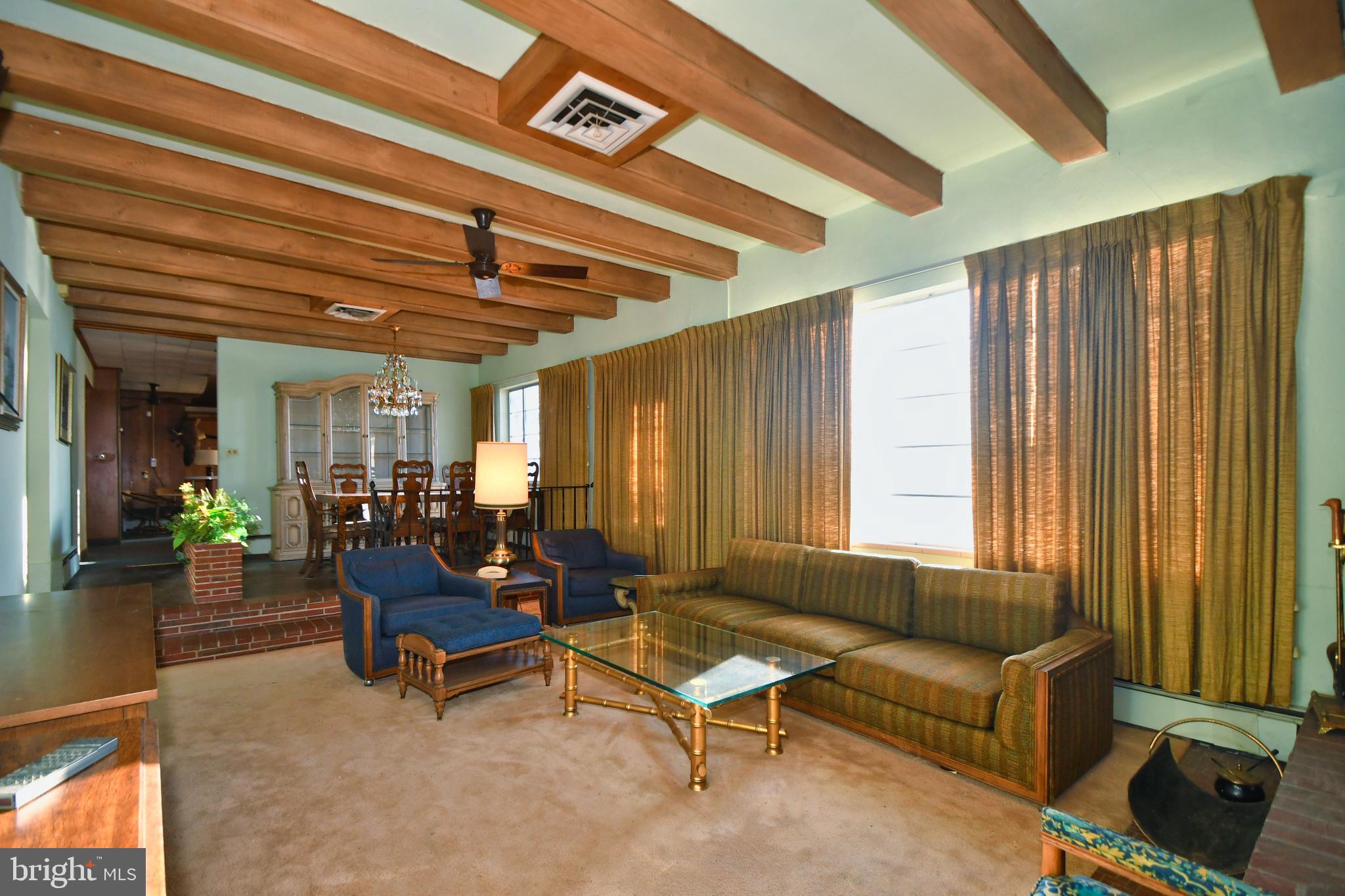 610 Otter Point Road Abingdon, MD 21009 - Photo 16 of 35 Attractive Step -down Family Room beamed ceiling
