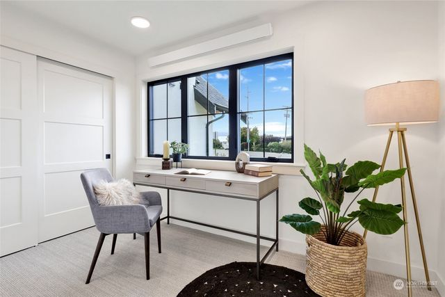 a kitchen with a sink and a window