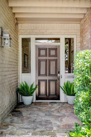 a view of a entryway door of the house