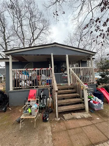 a view of outdoor space with seating and lots of furniture