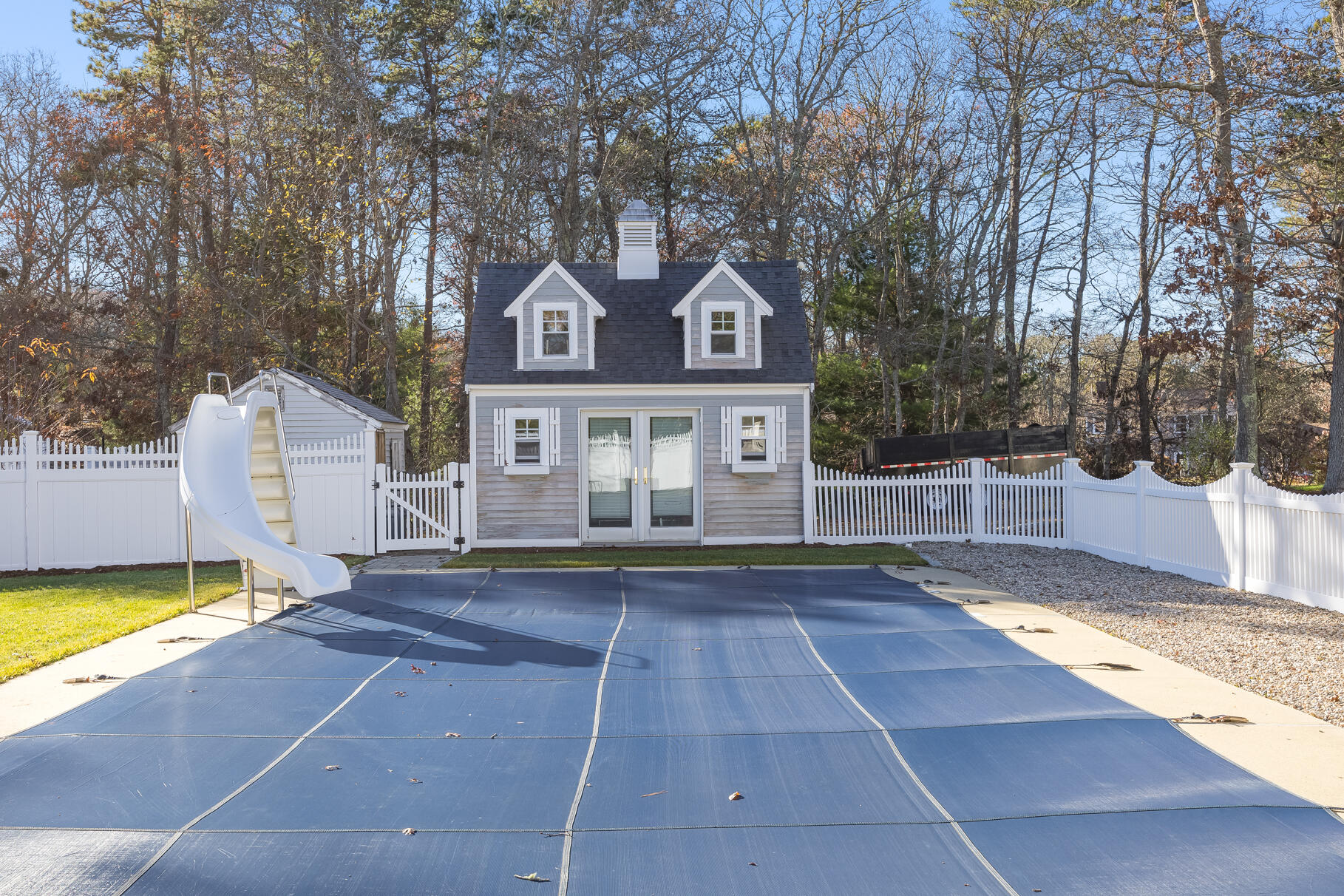 1 Bayview Road East Sandwich, MA 02537 - Photo 54 of 64 a front view of a house with yard