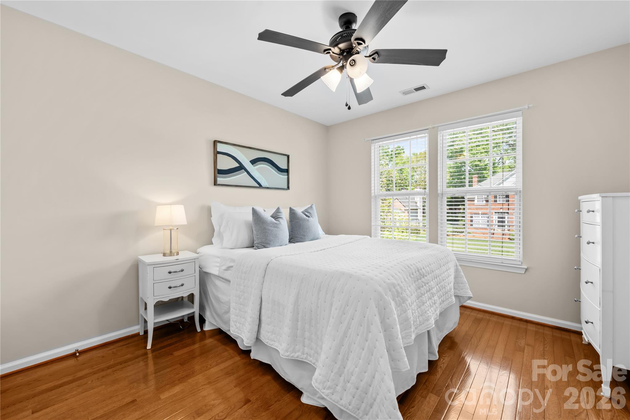 13338 Fremington Road Huntersville, NC 28078 - Photo 25 of 34 a bedroom with a large bed and a window