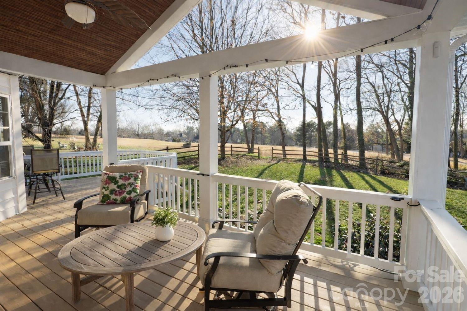 13338 Fremington Road Huntersville, NC 28078 - Photo 30 of 34 a balcony with furniture and garden view