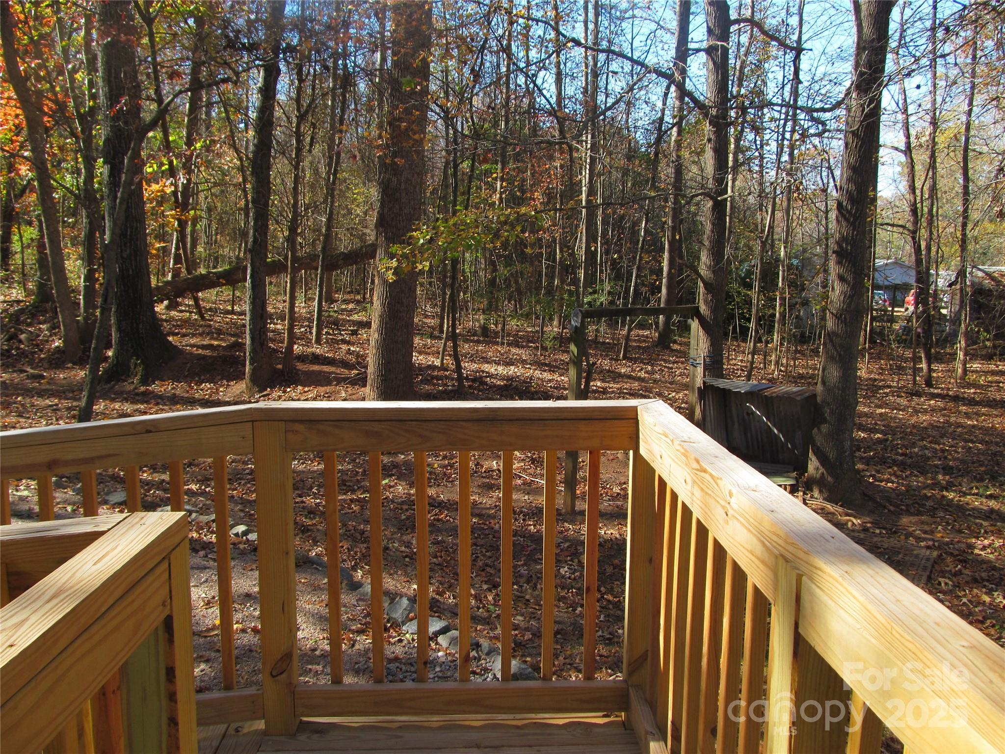 1054 Stirewalt Road, Unit 6 China Grove, NC 28023 - Photo 10 of 10 a view of balcony with wooden floor and fence