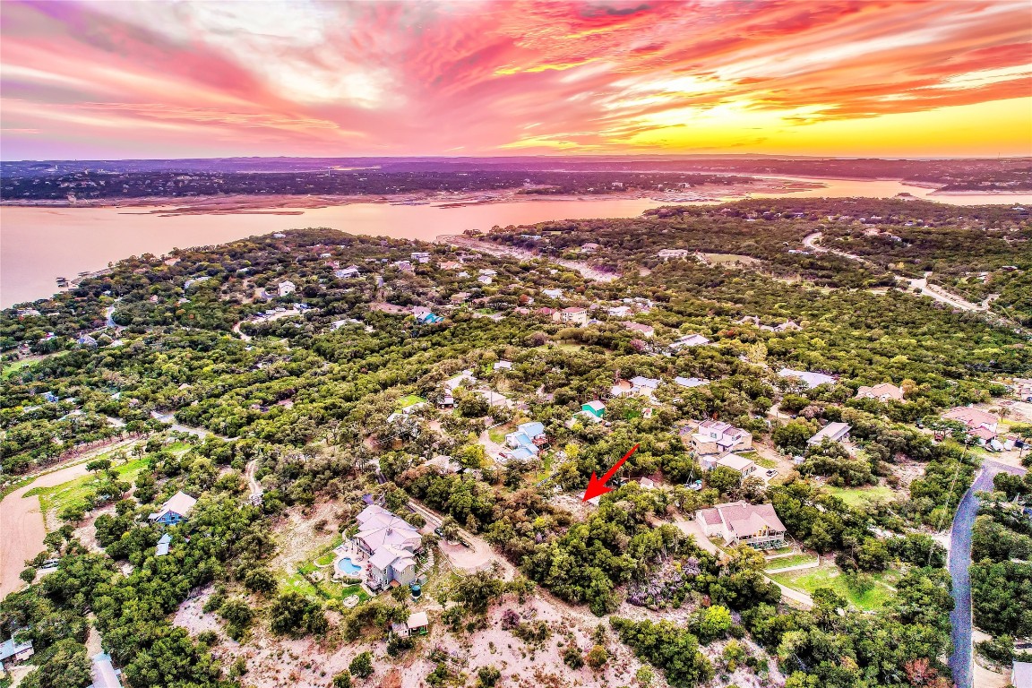 a view of city and mountain