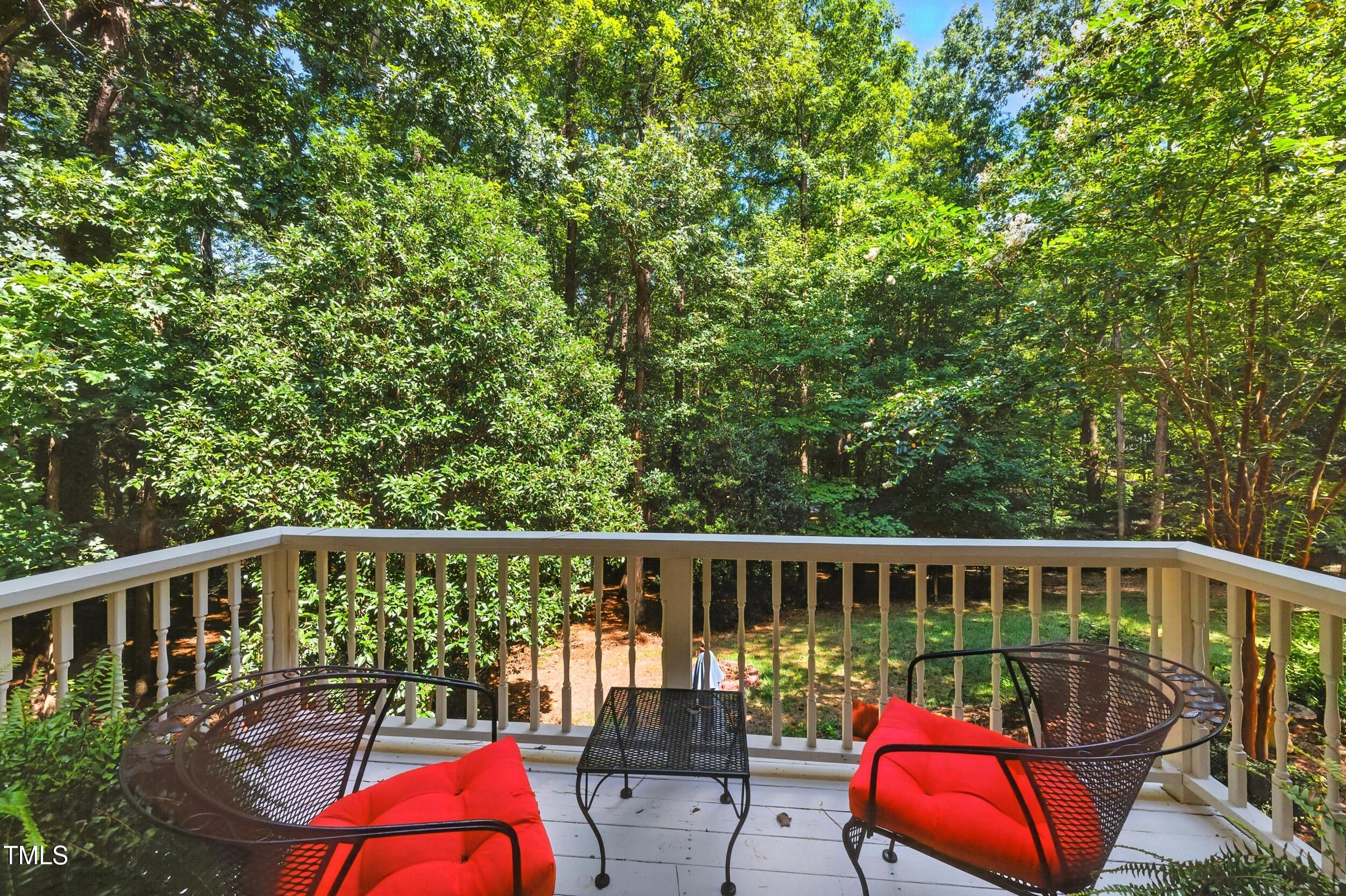 5317 Deep Valley Raleigh, NC 27606 - Photo 5 of 59 a view of a balcony with chairs